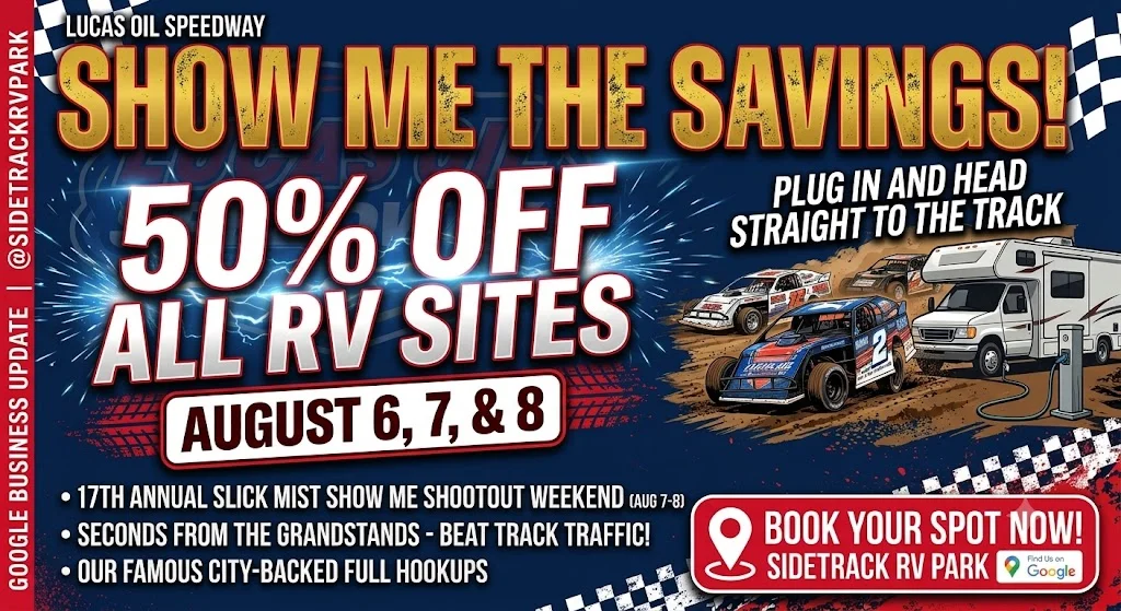 half off usmts show me shoot out rv sites